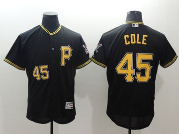 Gerrit Cole Pittsburgh Pirates black Authentic jersey