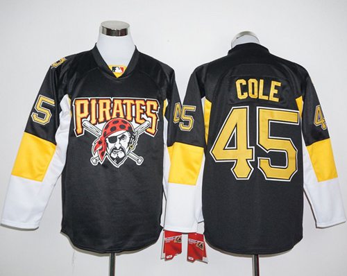 Gerrit Cole Pittsburgh Pirates black jersey