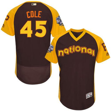 Gerrit Cole Pittsburgh Pirates brown All-Star jersey