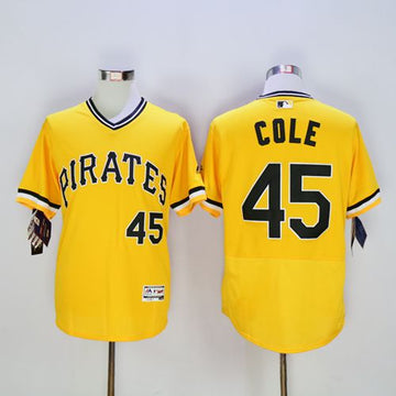 Gerrit Cole Pittsburgh Pirates gold Authentic jersey