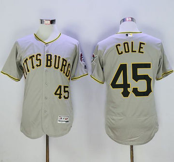 Gerrit Cole Pittsburgh Pirates grey Authentic jersey