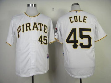 Gerrit Cole Pittsburgh Pirates white jersey
