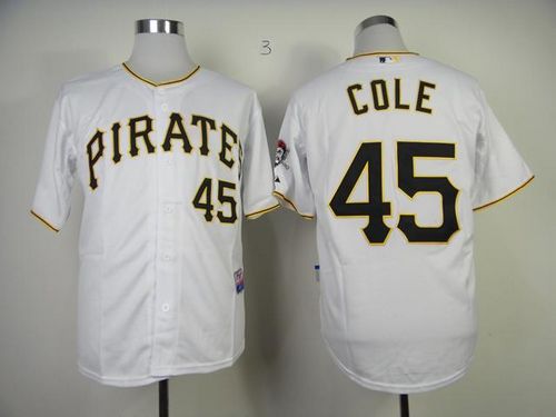 Gerrit Cole Pittsburgh Pirates white jersey