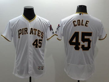 Gerrit Cole Pittsburgh Pirates white Authentic jersey