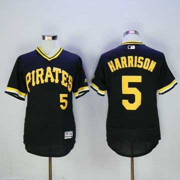Josh Harrison Pittsburgh Pirates black Authentic jersey