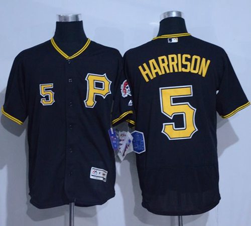 Josh Harrison Pittsburgh Pirates black Authentic jersey