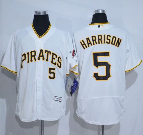 Josh Harrison Pittsburgh Pirates white Authentic jersey