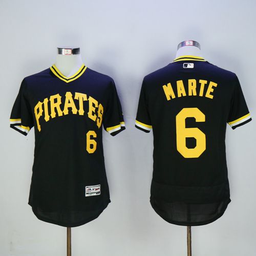 Starling Marte Pittsburgh Pirates black Authentic jersey