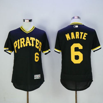 Starling Marte Pittsburgh Pirates black Authentic jersey