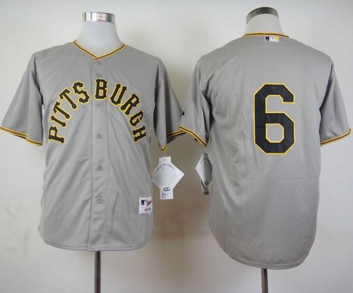 Starling Marte Pittsburgh Pirates grey jersey