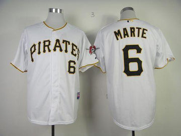 Starling Marte Pittsburgh Pirates white jersey