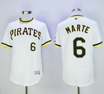 Starling Marte Pittsburgh Pirates white Authentic jersey