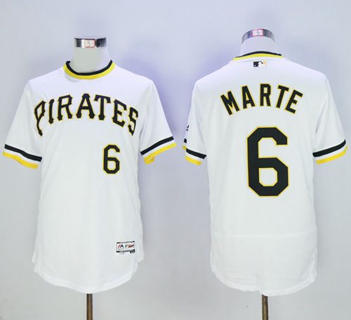 Starling Marte Pittsburgh Pirates white Authentic jersey