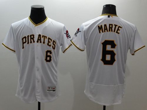 Starling Marte Pittsburgh Pirates white Authentic jersey