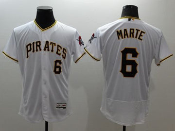 Starling Marte Pittsburgh Pirates white Authentic jersey