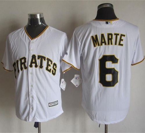 Starling Marte Pittsburgh Pirates white jersey