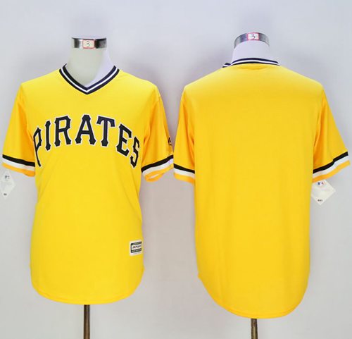 Custom Pittsburgh Pirates gold jersey