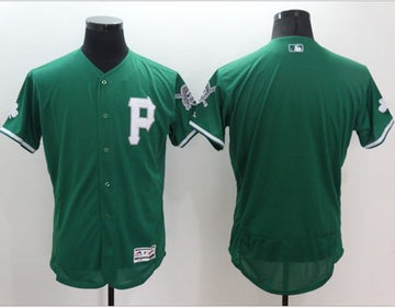 Custom Pittsburgh Pirates green Authentic jersey