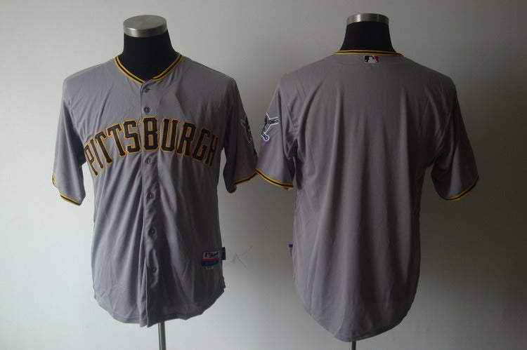 Custom Pittsburgh Pirates grey jersey