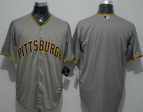 Custom Pittsburgh Pirates grey jersey