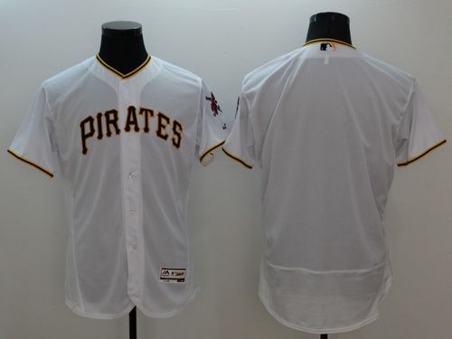 Custom Pittsburgh Pirates white Authentic jersey
