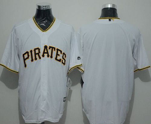 Custom Pittsburgh Pirates white jersey