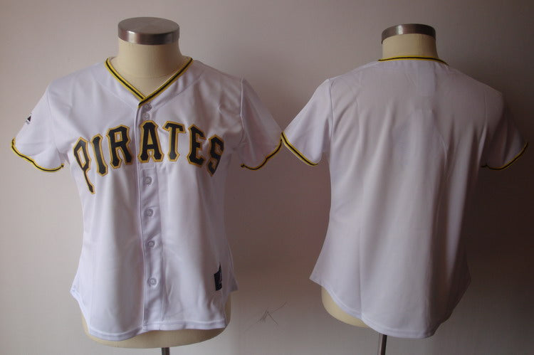 Custom Pittsburgh Pirates white Fashion jersey