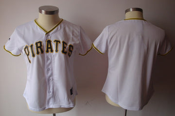 Custom Pittsburgh Pirates white Fashion jersey