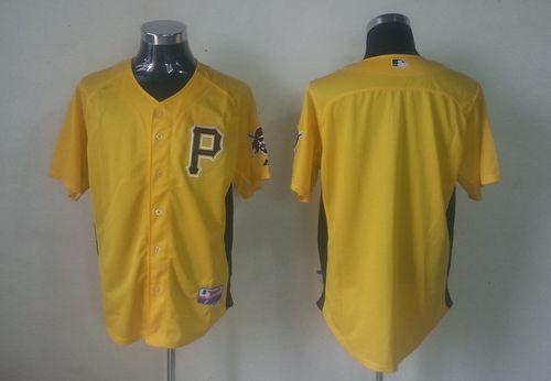 Custom Pittsburgh Pirates yellow jersey