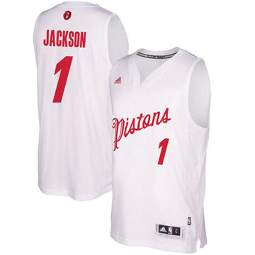 Reggie Jackson Detroit Pistons white jersey