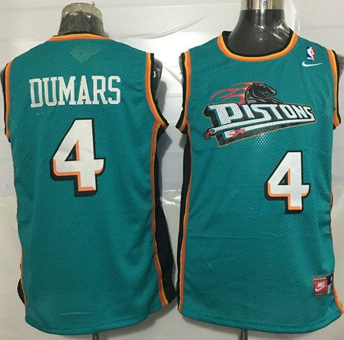 Joe Dumars Detroit Pistons green Throwback jersey