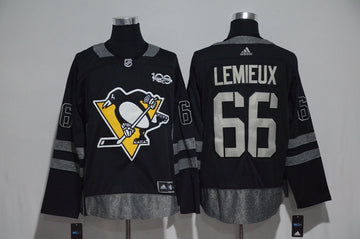 Mario Lemieux Pittsburgh Penguins black jersey
