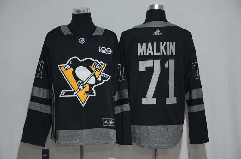 Evgeni Malkin Pittsburgh Penguins black jersey