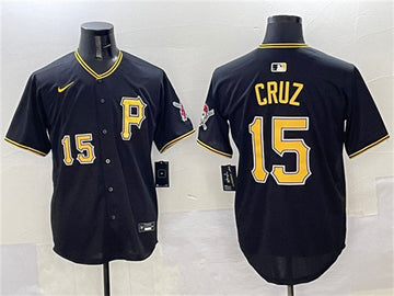 Oneil Cruz Pittsburgh Pirates black jersey