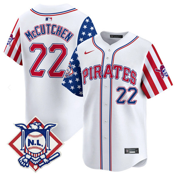 Andrew McCutchen Pittsburgh Pirates white jersey