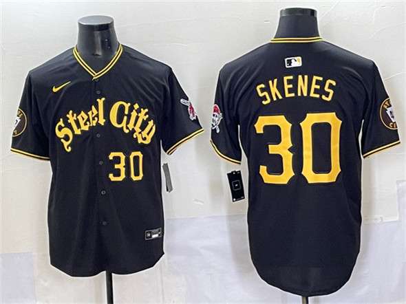 Paul Skenes Pittsburgh Pirates black Vapor jersey
