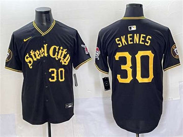 Paul Skenes Pittsburgh Pirates black Vapor jersey