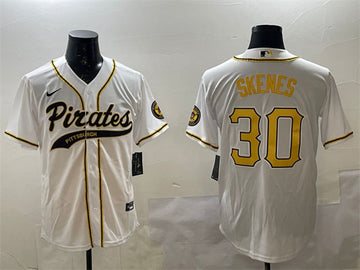 Paul Skenes Pittsburgh Pirates white jersey