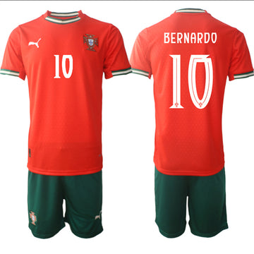 Bernardo Portugal National Team red Home jersey