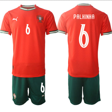 Joao Palhinha Portugal National Team red Home jersey