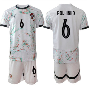 Joao Palhinha Portugal National Team white Away jersey