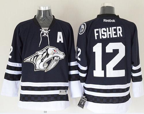 Mike Fisher Nashville Predators blue jersey