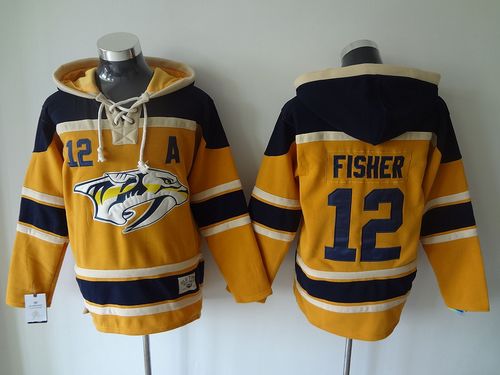 Mike Fisher Nashville Predators yellow jersey