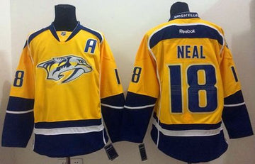 James Neal Nashville Predators yellow Home jersey