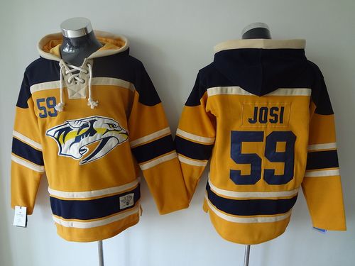 Roman Josi Nashville Predators yellow jersey