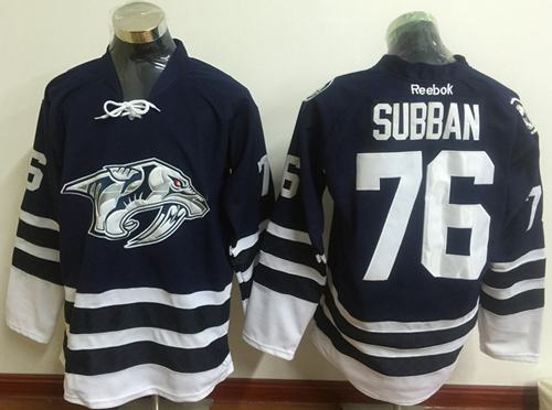 PK Subban Nashville Predators blue jersey