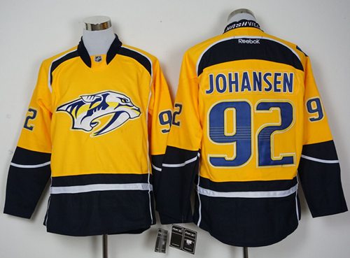 Ryan Johansen Nashville Predators yellow Home jersey