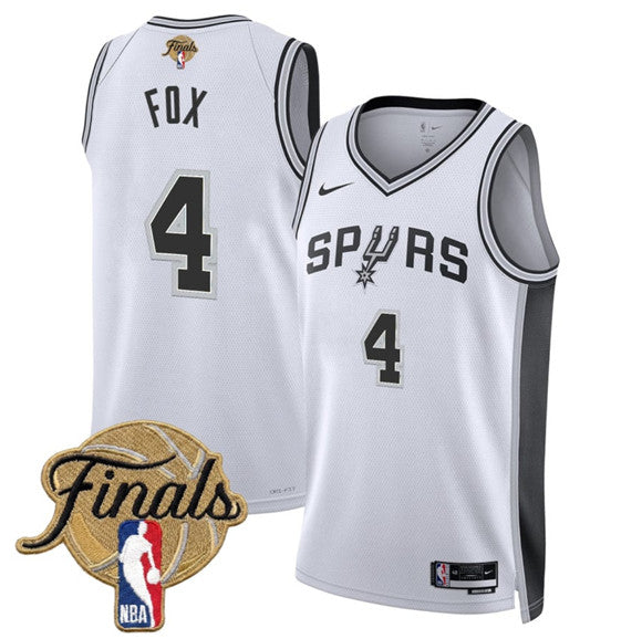 De'Aaron Fox San Antonio Spurs white jersey
