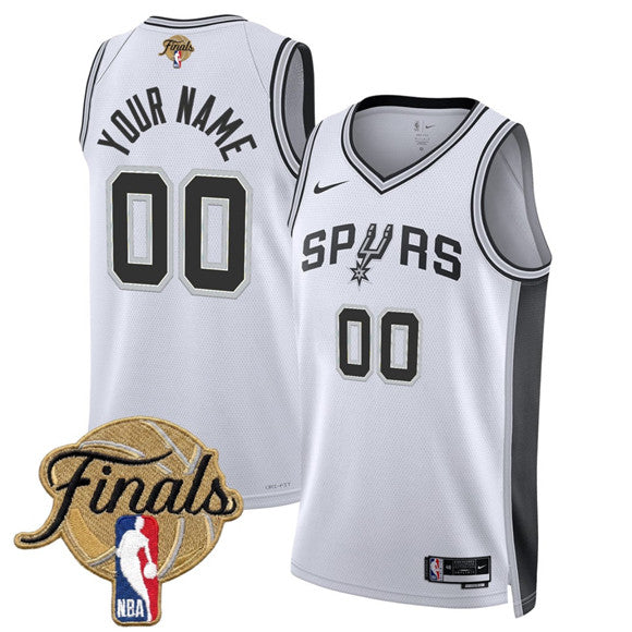 Custom San Antonio Spurs white jersey