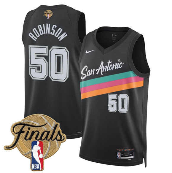David Robinson San Antonio Spurs black City Edition jersey